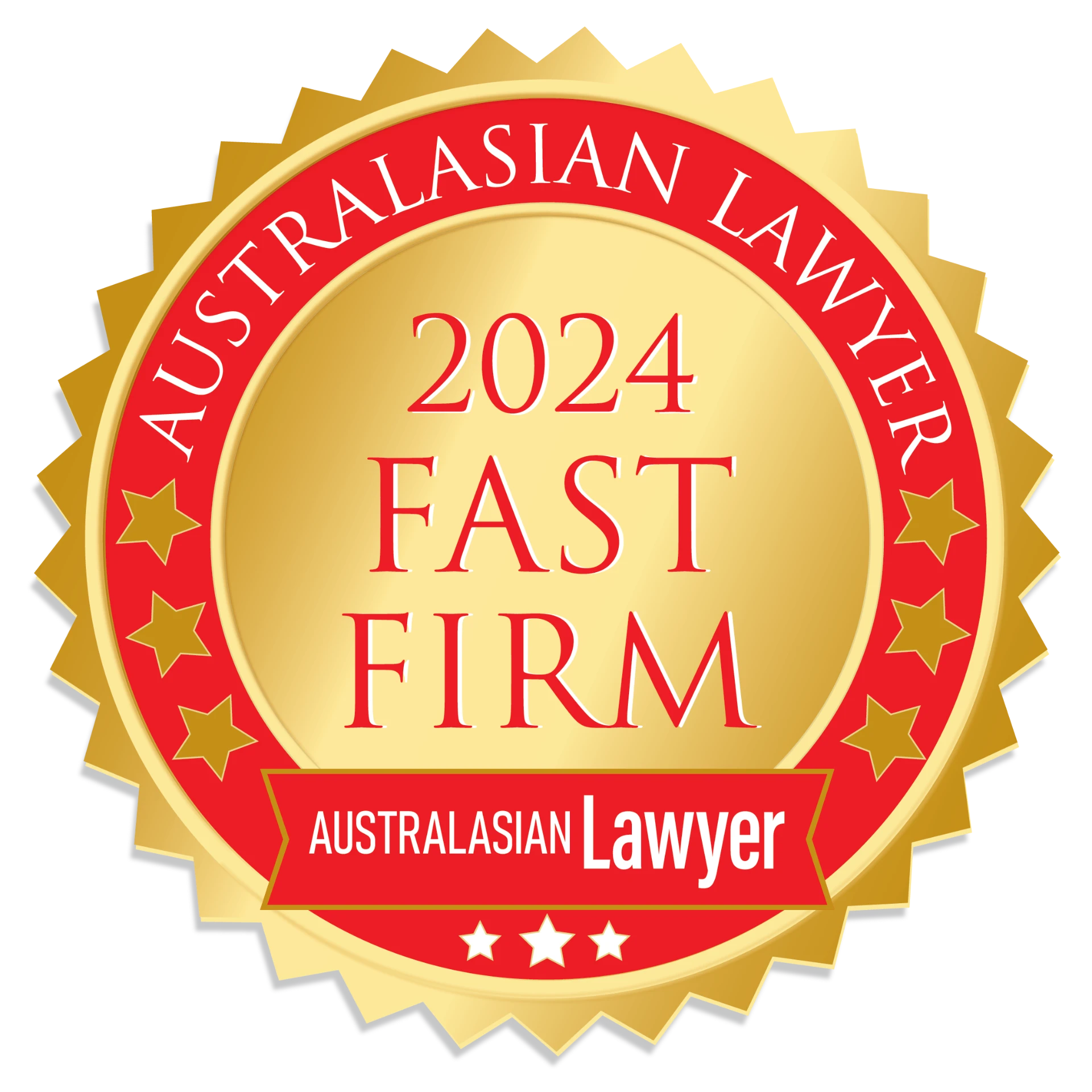 Australasian Lawyer 2024 Fast Firm winner