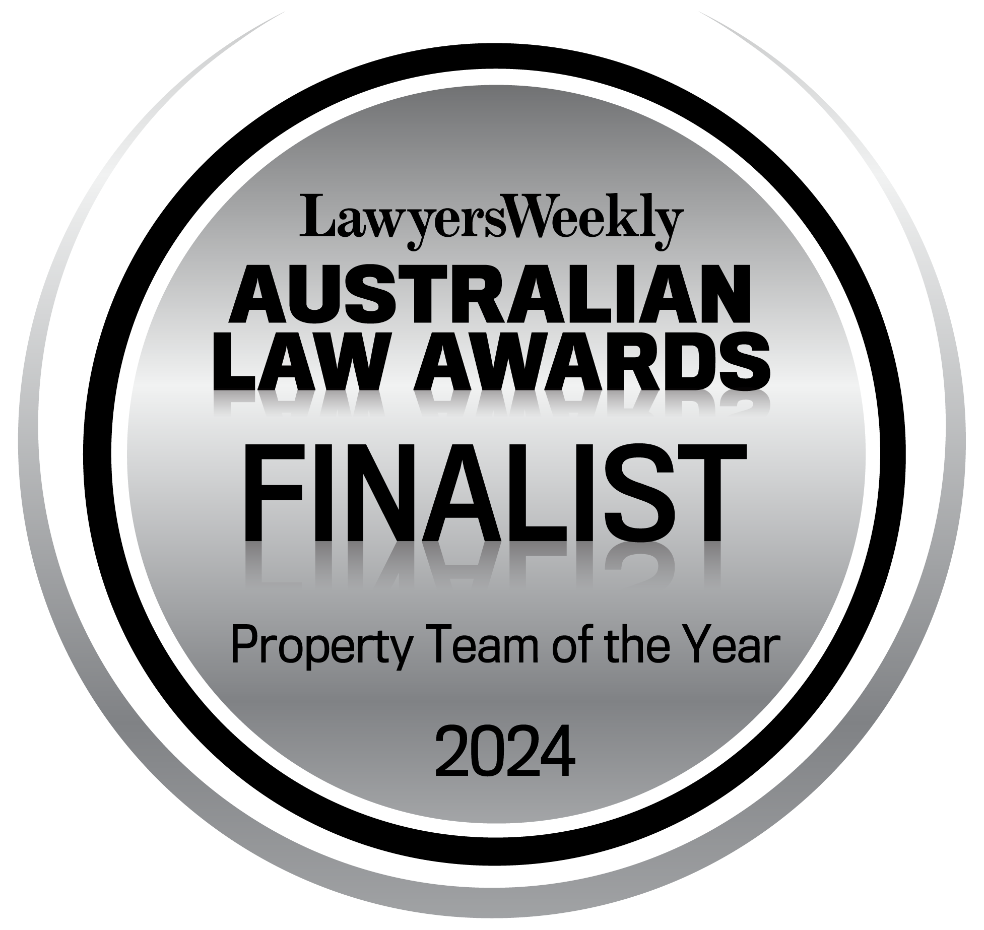 Lawyers Weekly Australian Law Awards 2024 Finalist, Property Team of the Year