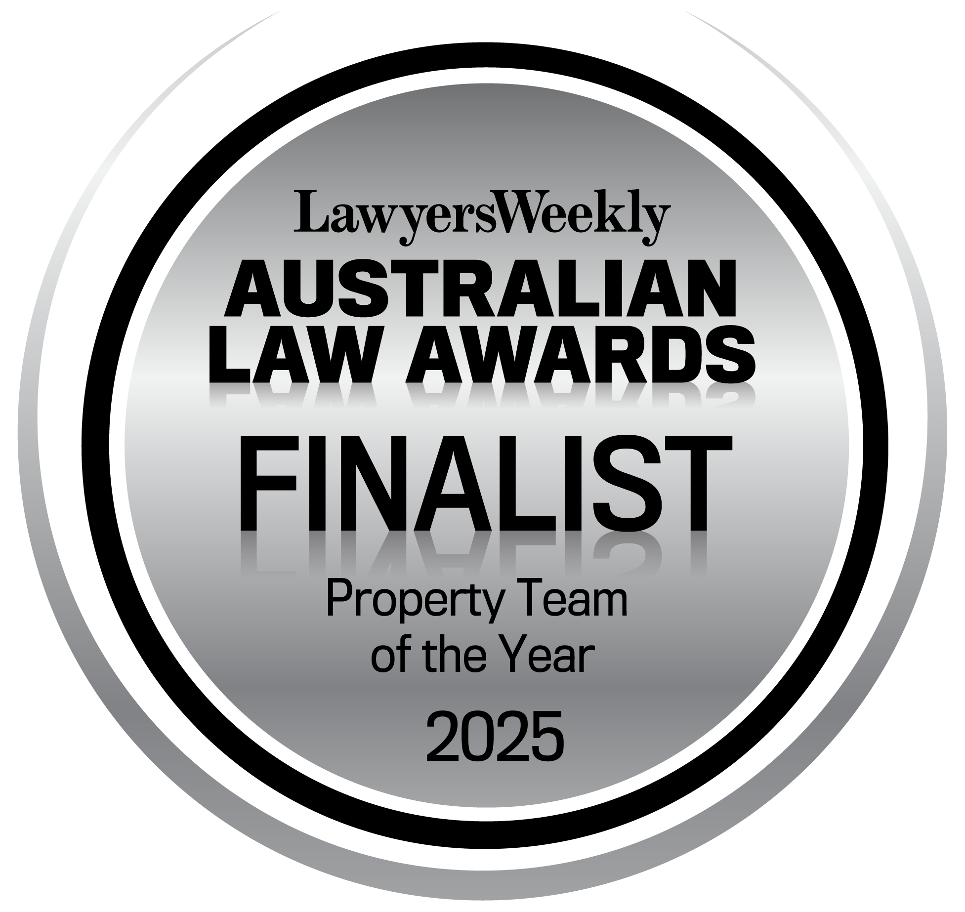 Lawyers Weekly Australian Law Awards 2025 Finalist, Property Team of the Year